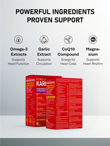 AJ wellness Kardiopro - Supplement for Daily Heart Care