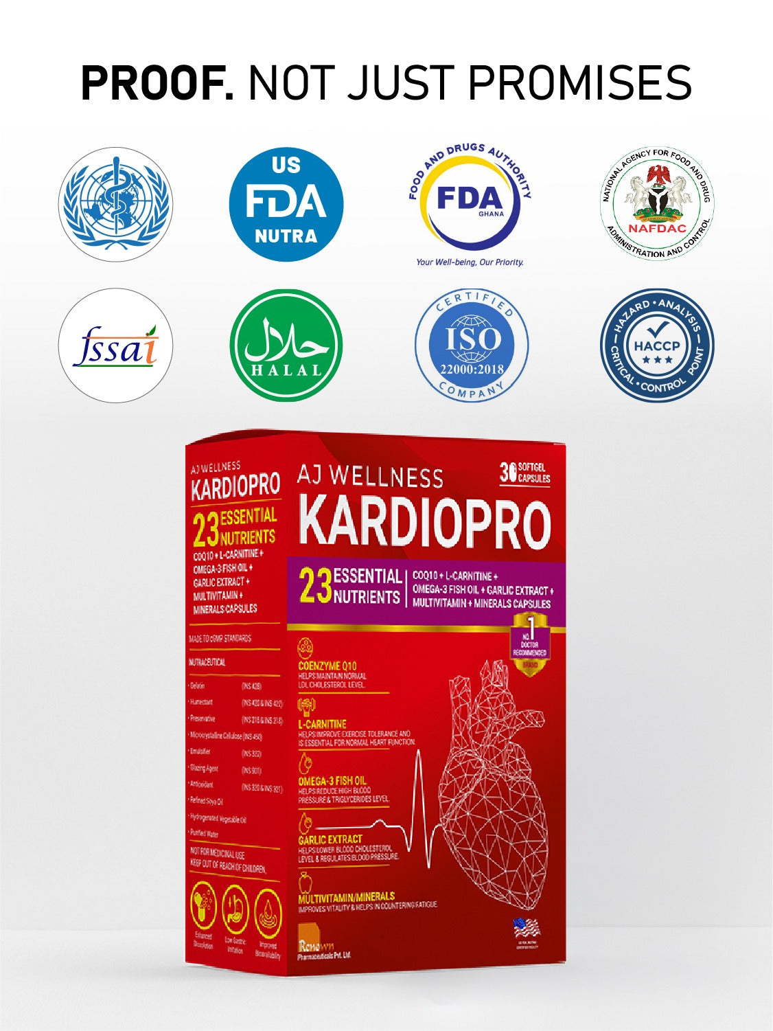 AJ wellness Kardiopro - Supplement for Daily Heart Care – myajwellness