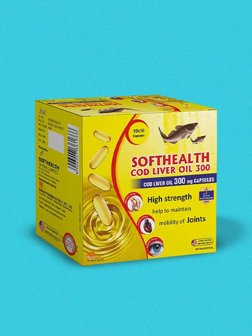 AJ Wellness - COD LIVER OIL 300 - Essential Nutrition for Active Living