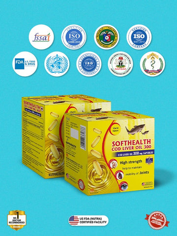 AJ Wellness - COD LIVER OIL 300 - Essential Nutrition for Active Living