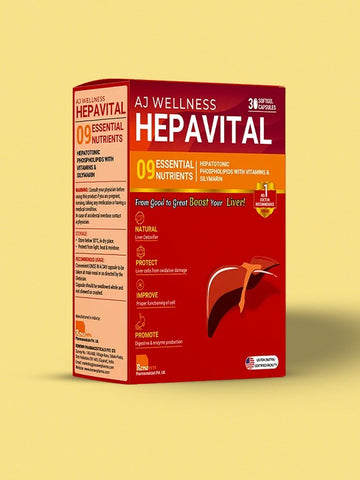 AJ Wellness Hepavital - Designed for Liver Wellness & Vitality