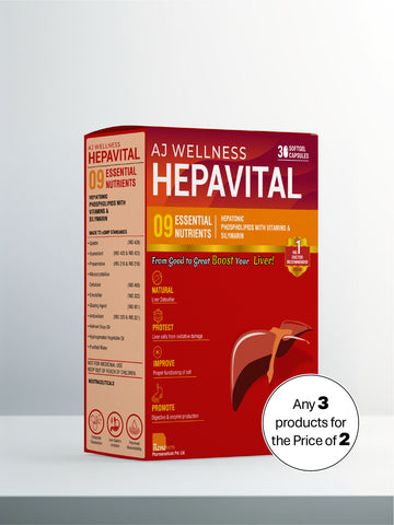 AJ Wellness Hepavital - Designed for Liver Wellness & Vitality