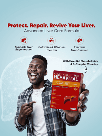 AJ Wellness Hepavital - Designed for Liver Wellness & Vitality