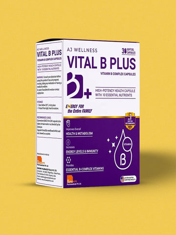AJ Wellness Vital B PLUS - Nutrition That Helps You Stay Active