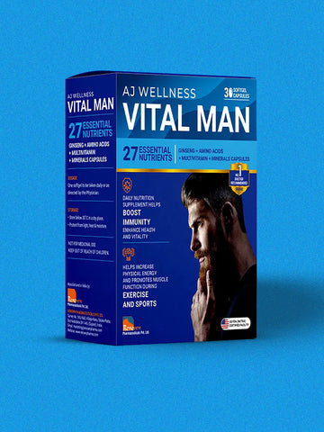 AJ Wellness Vitalman - Feel Stronger. Stay Active. Perform Better