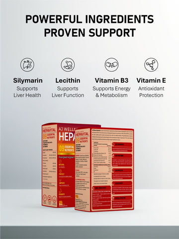 AJ Wellness Hepavital - Designed for Liver Wellness & Vitality