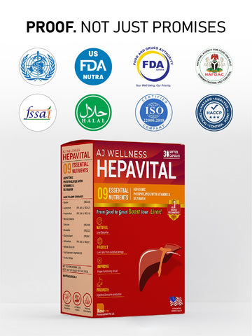 AJ Wellness Hepavital - Designed for Liver Wellness & Vitality