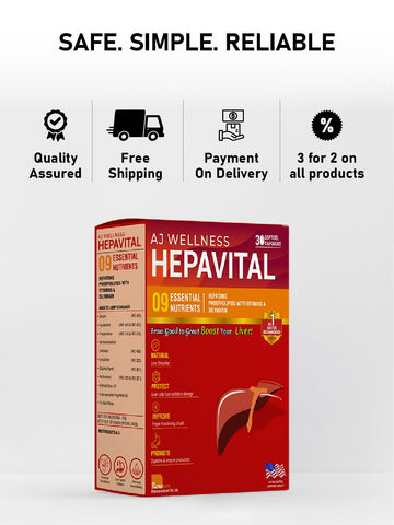 AJ Wellness Hepavital - Designed for Liver Wellness & Vitality