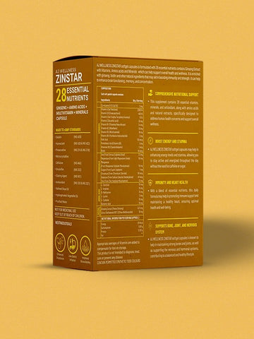 AJ Wellness Zinstar - Daily Immune & Vitality Support Supplement