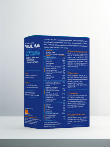 AJ Wellness Vitalman - Feel Stronger. Stay Active. Perform Better