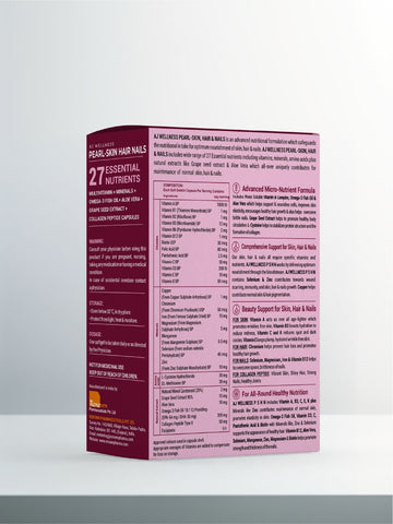 AJ Wellness Pearl Skin Hair Nails - Support Skin Health, Nail Strength & Hair Growth